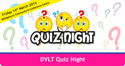 QUIZ AT BILLINGSHURST COMMUNITY & CONFERENCE CENTRE - FRIDAY 14TH MARCH 2014