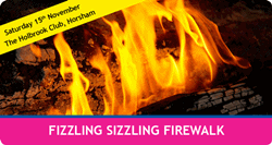 FIREWALK AT HOLBROOK CLUB HORSHAM - SATURDAY 15TH NOVEMBER 2014